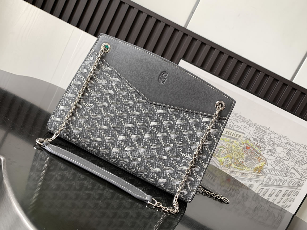 Goyard Rouette Small Hard Version 18 Cm X 9 Cm X 25.5 Cm (12) - newkick.app